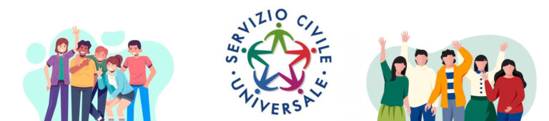 grafica con logo servizio civile universale